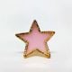 Pink Handmade Brass Star Knob